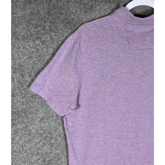 Banana Republic Short Sleeve Embroidered Elephant Polo Shirt Mens Size XL Purple - Picture 11 of 15